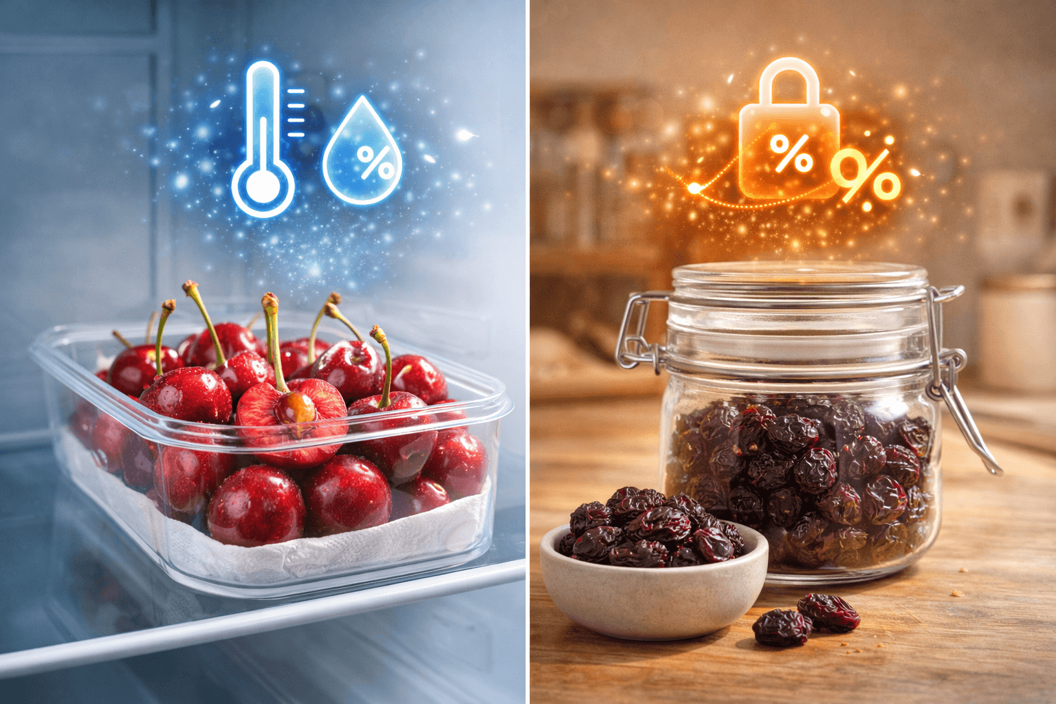 체리 보관법 총정리 (생과, 건과, 유통기한)