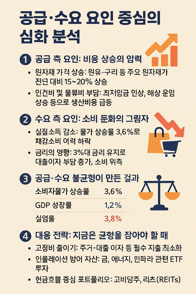 공급 측 요인: 비용 상승의 압력