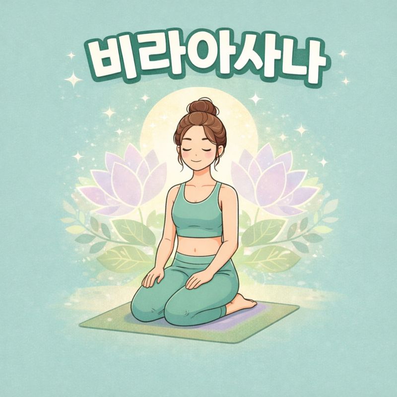 비라아사나(영웅 자세) 가만히 앉아도 단단해지는 자세
