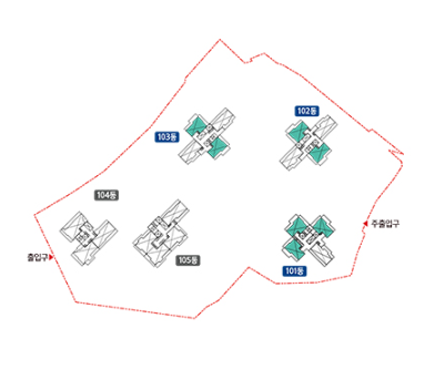 뉴홈 홈페이지 동작구 수방사 평면도 이미지입니다.