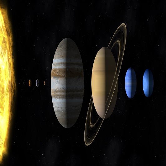 태양계의 행성들 목성 토성 중심