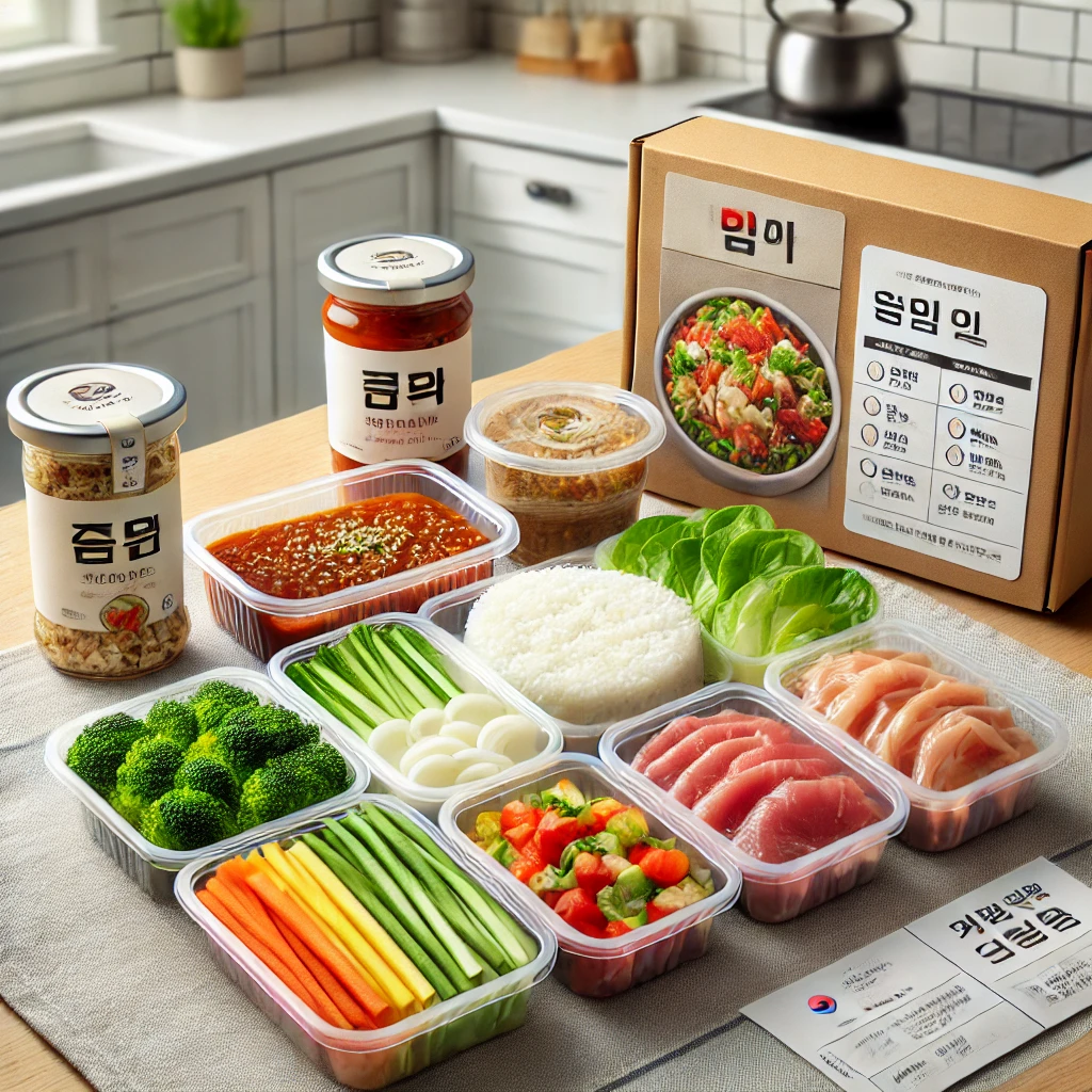 한식 밀키트 만들기 (된장찌개, 불고기)