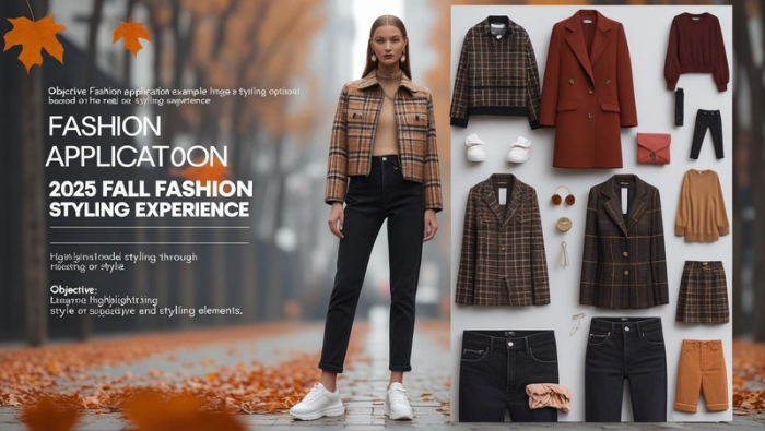 2025년 가을 패션 스타일링을 실용적으로 보여주는 이미지, 실제 스타일링 팁을 제시합니다