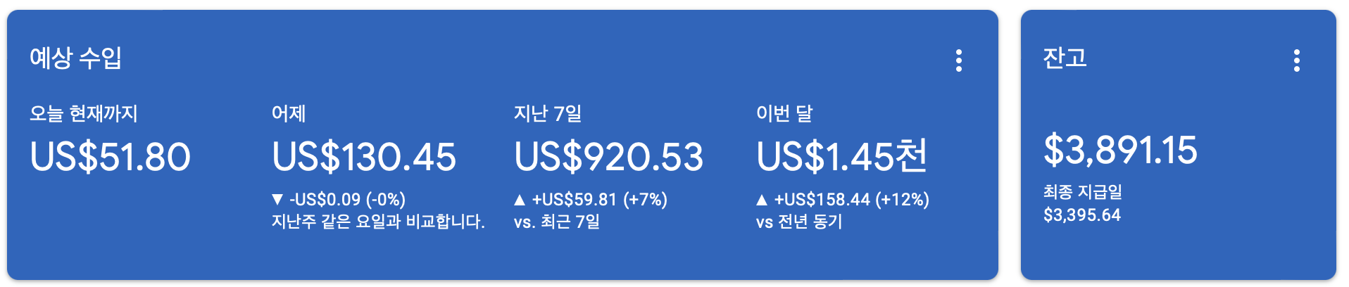 승민이아빠 수익