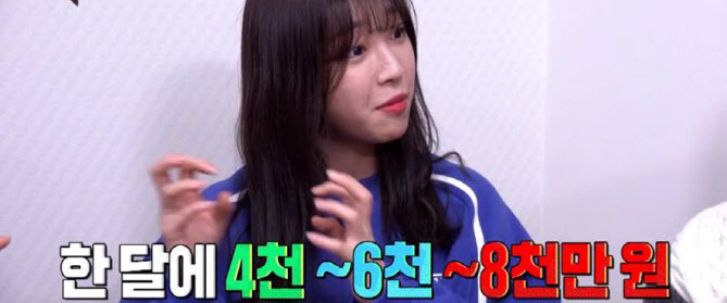 쯔양 수입