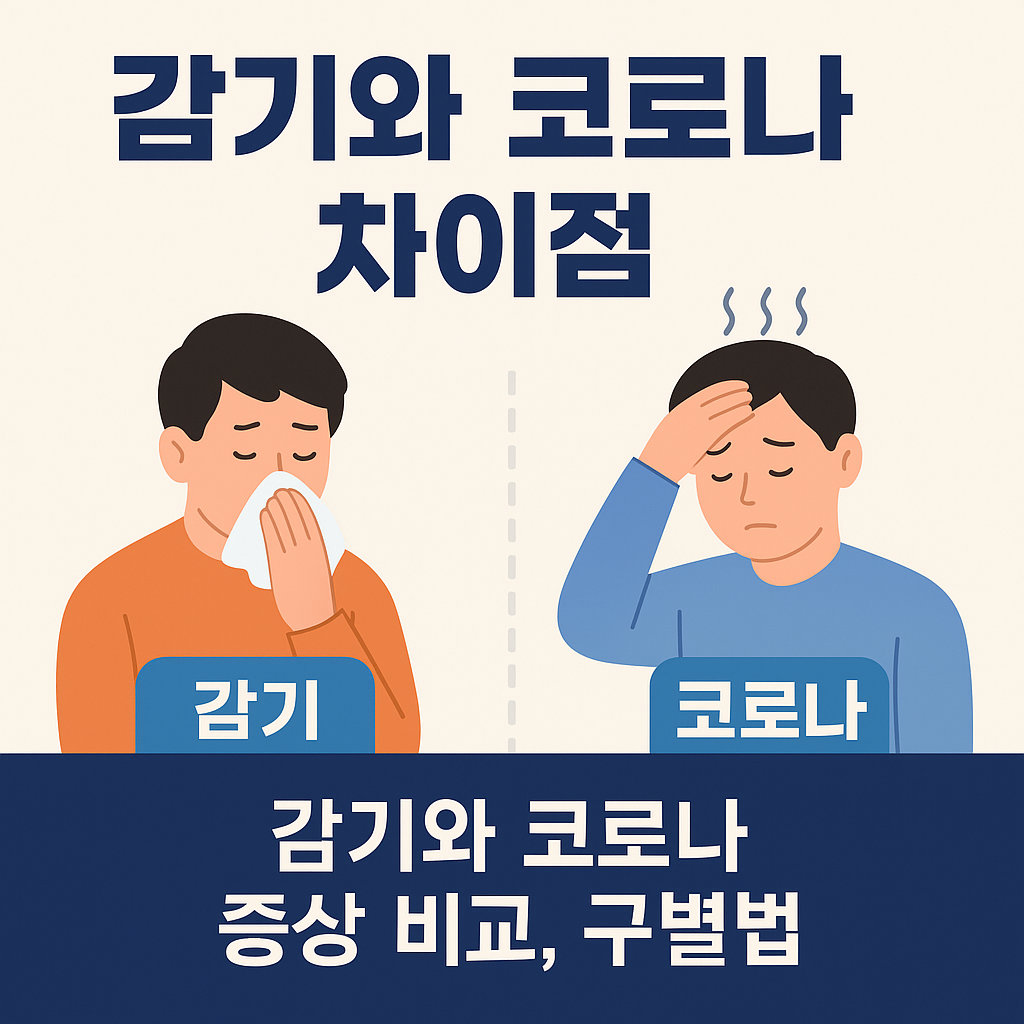 감기와 코로나 차이점
