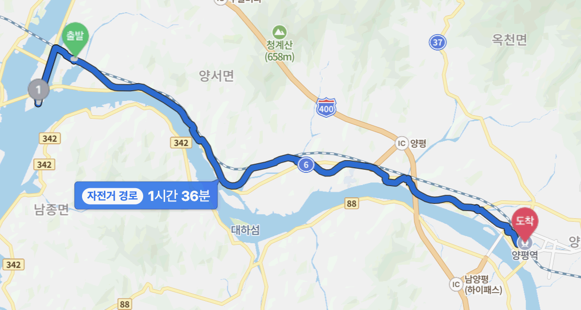 서울근교라이딩추천