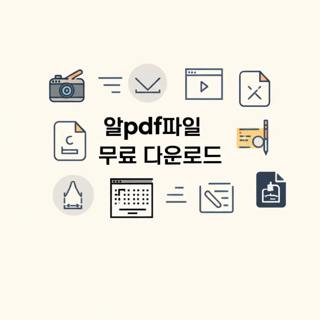 알PDF 무료 다운로드 후 클린 설치 과정을 보여주는 단계별 가이드 이미지