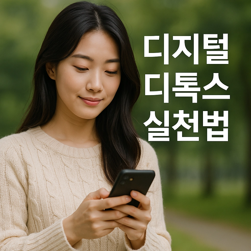 하루 30분만 줄여도 삶이 달라지는 디지털 디톡스 실천 방법