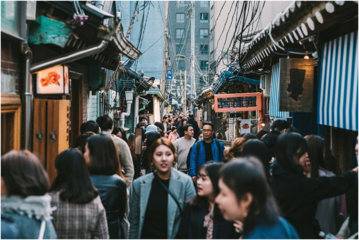 한국 골목길 풍경