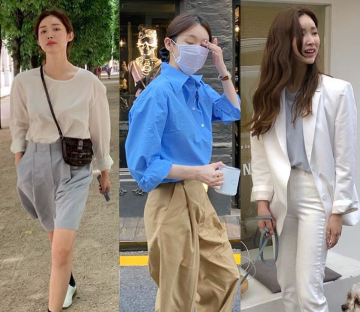 봄 출근룩 코디 추천-직장인 7일 데일리룩