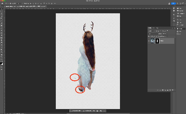 포토샵 인물사진 배경지우기