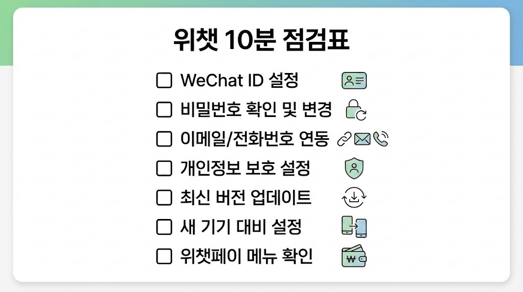 (위챗) 위챗 가입 2026 초보 허브: 가입→설정→보안→자주 막히는 오류 총정리