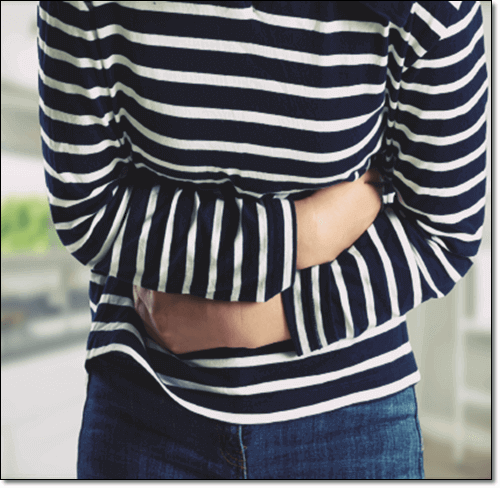 여자 왼쪽 아랫배 통증