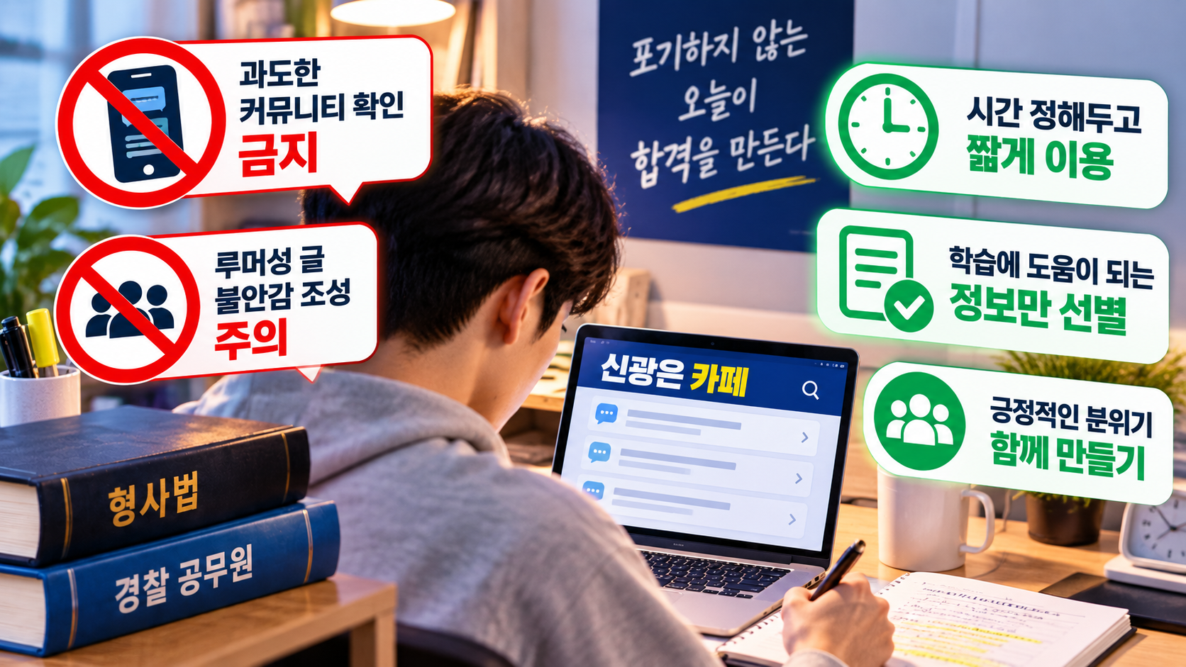 성공적인 수험 생활을 위한 커뮤니티 이용 수칙