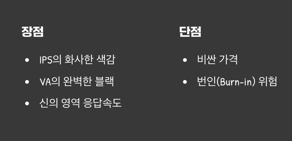 'OLED' - 모든 것을 가진 '끝판왕', 하지만...