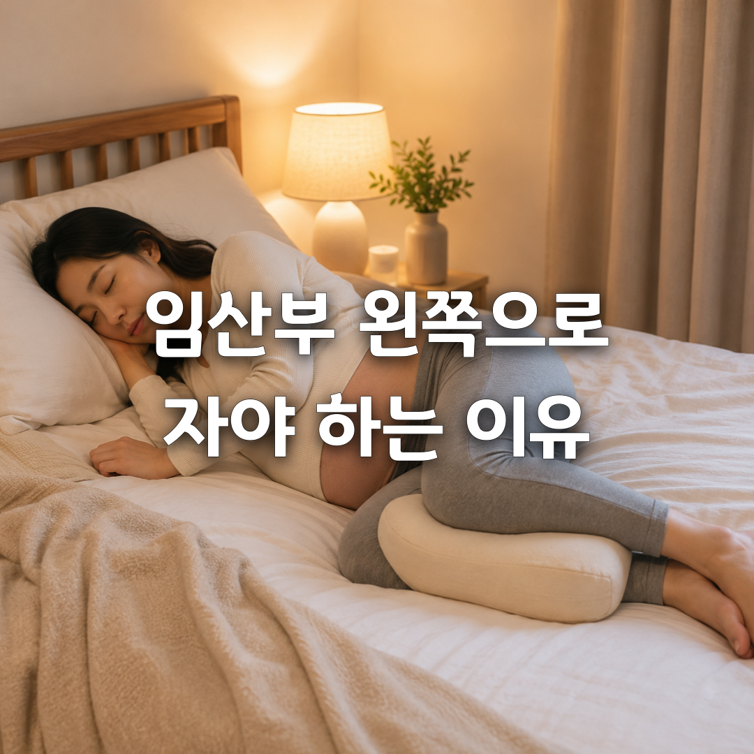 🤰 임산부는 왜 왼쪽으로 자야 할까 수면 자세 완전 정리
