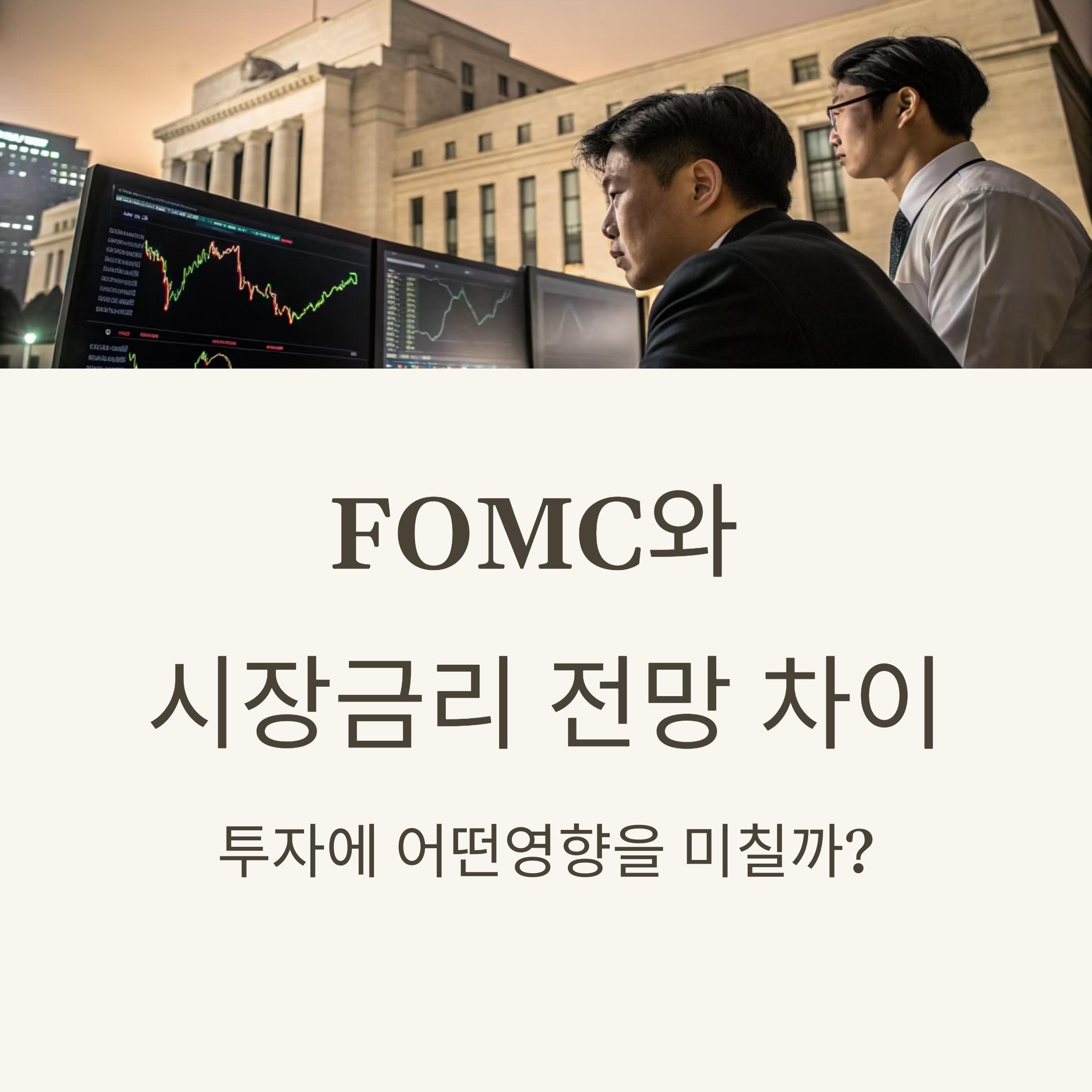 FOMC와 시장의 싸움? 선물금리가 말해주는 진짜 방향