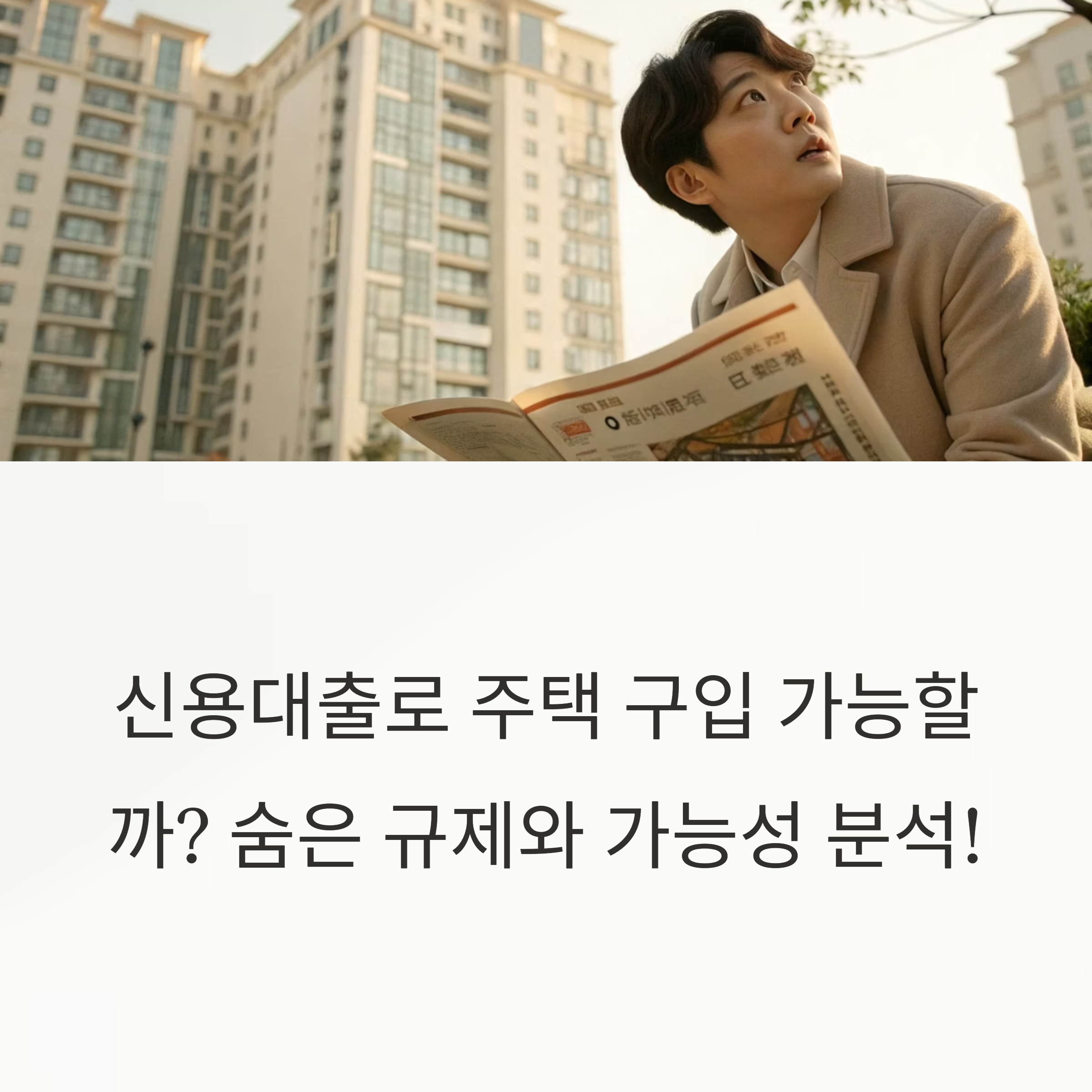 신용대출로 주택 구입 가능 여부 궁금하다면? 현실적인 가능성과 숨은 규제 완전 분석!