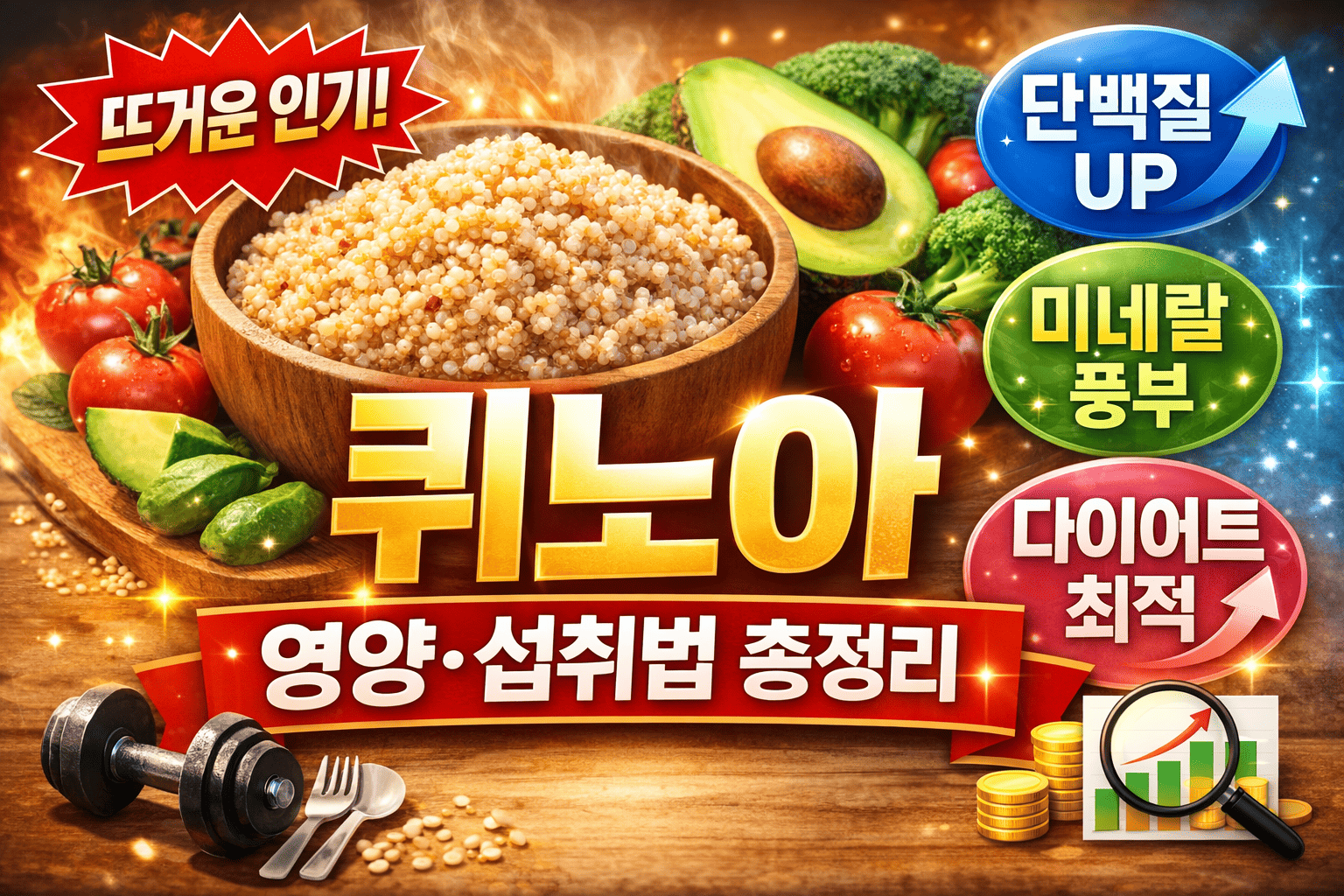 퀴노아 영양성분과 섭취 방법 총정리