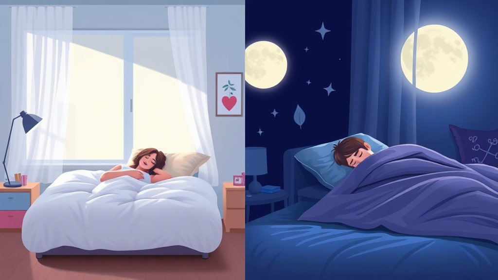 낮잠과 야간 수면