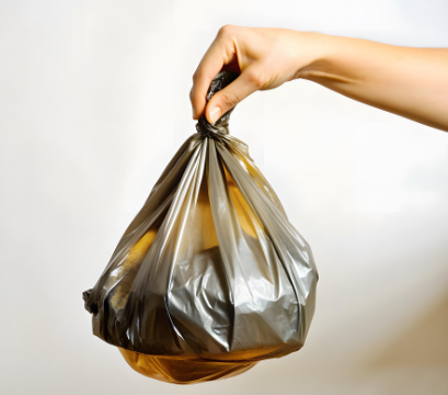 음식물 쓰레기 버리는 사진