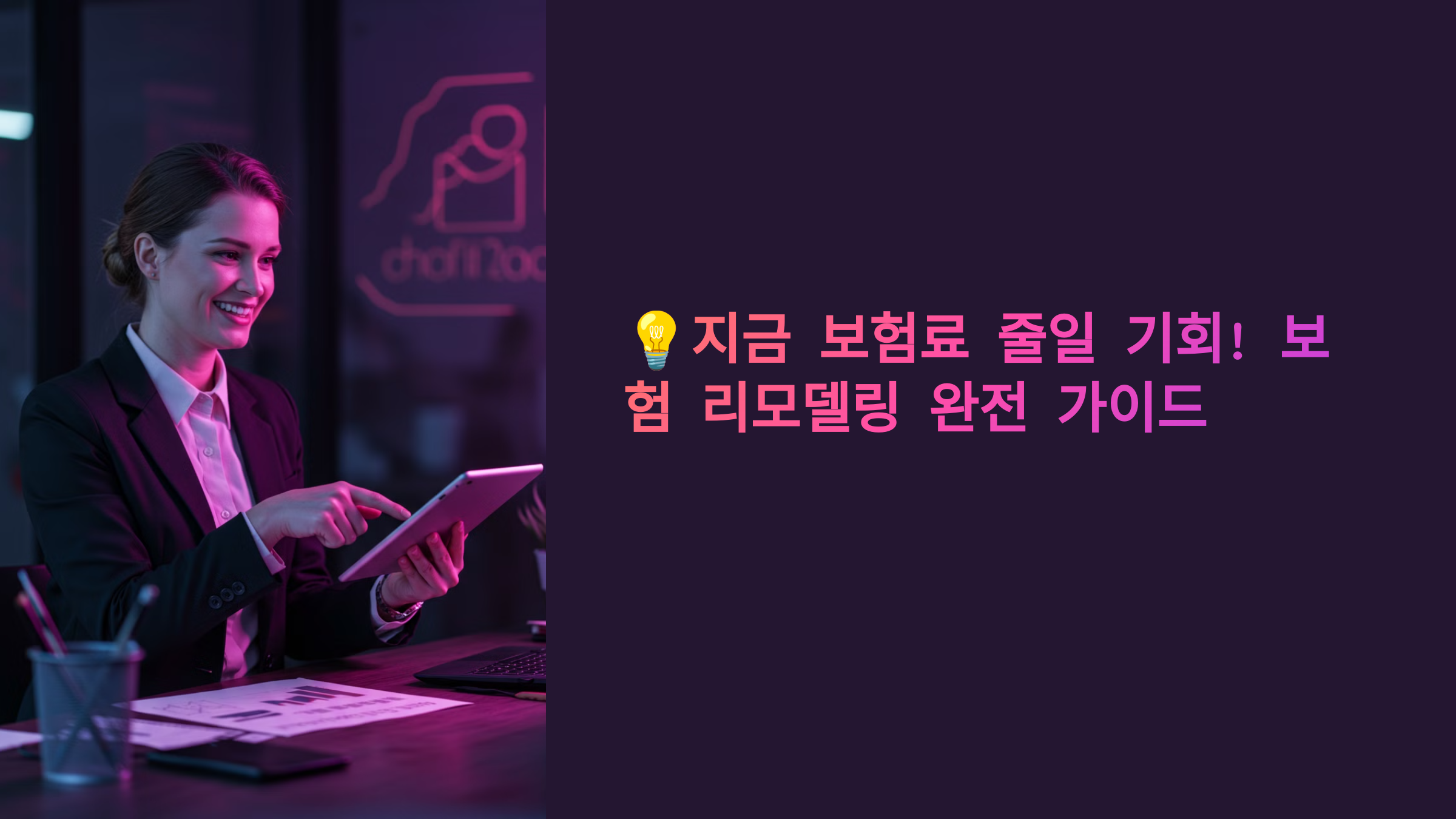 지금 보험료 줄일 기회! 보험 리모델링 완전 가이드