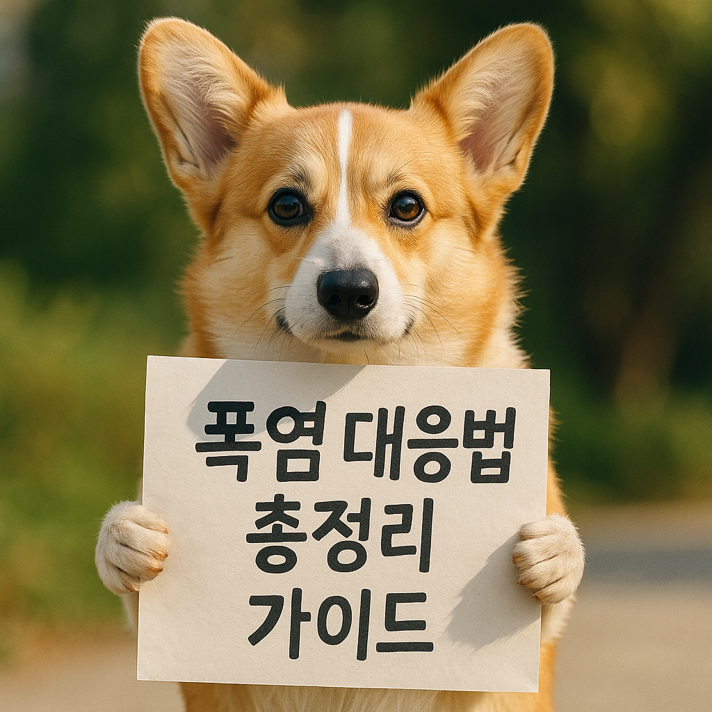 폭염 대응법 총정리