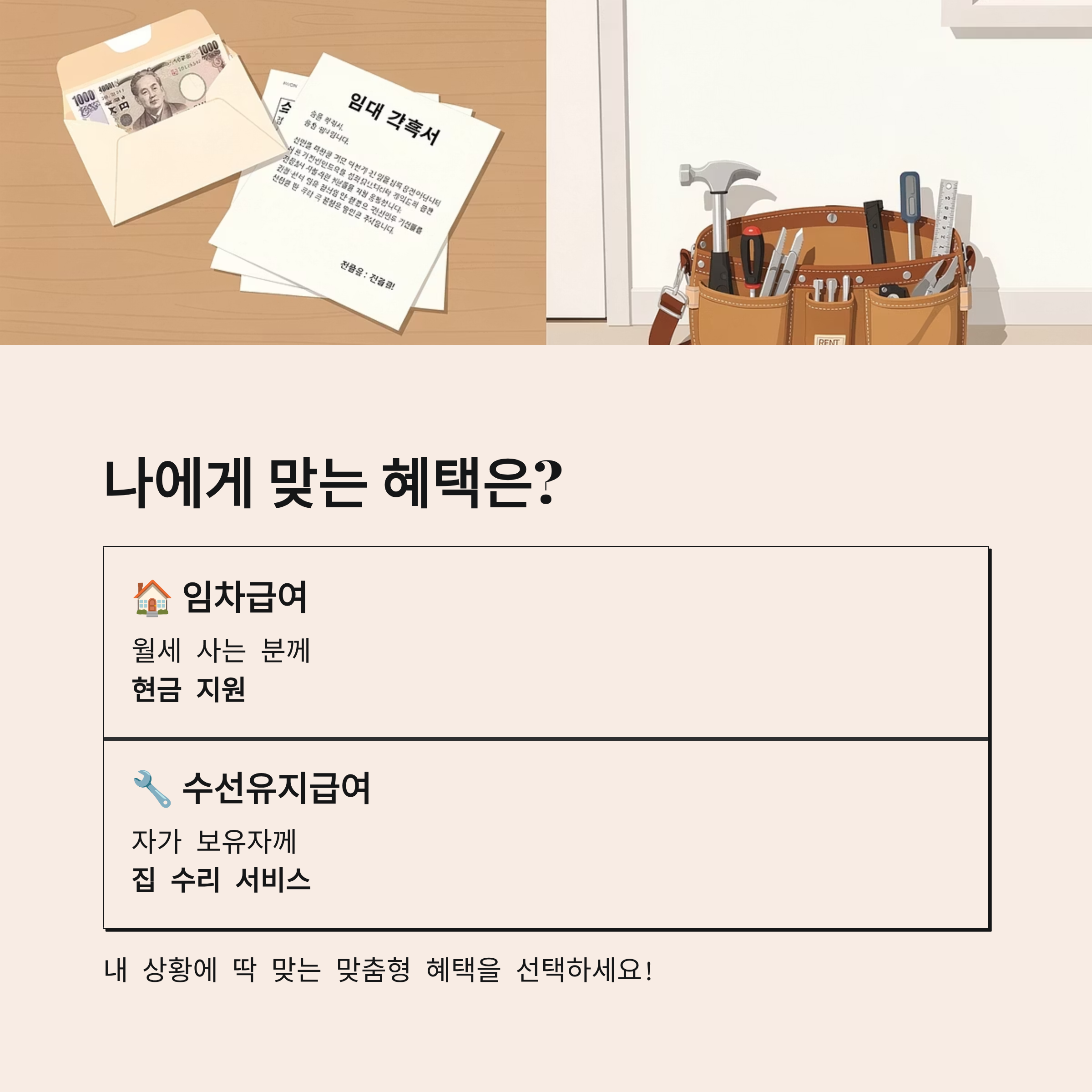월세 지원부터 집 수리까지? 2026 주거급여 완벽 정리!