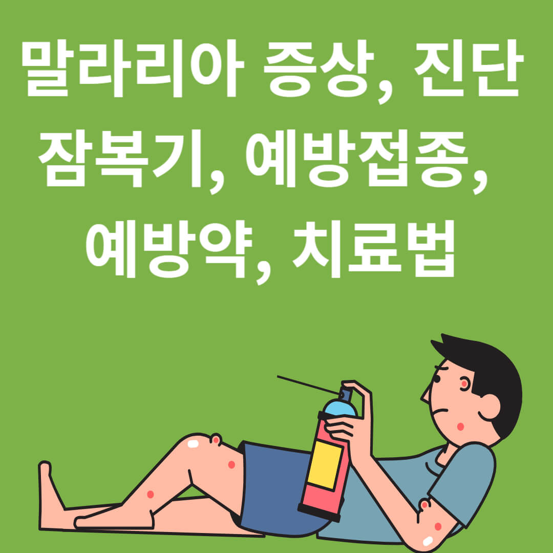 말라리아 증상, 검사, 잠복기, 예방, 치료법