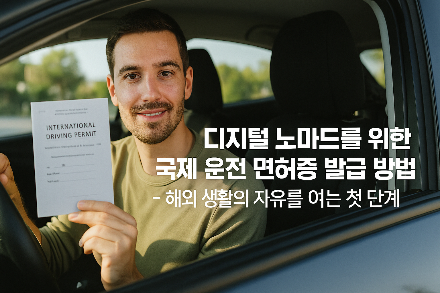 디지털 노마드로 전 세계를 떠돌며 일하고 있다면, 현지에서 차를 렌트하거나 직접 운전할 일이 생깁니다.
이때 필수 준비물 중 하나가 바로 국제 운전 면허증입니다.
본 글에서는 국제 운전 면허증이란 무엇인지, 발급 조건과 방법, 주의사항까지 전부 정리해 드립니다.