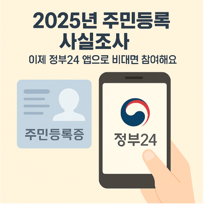 주민등록 사실조사