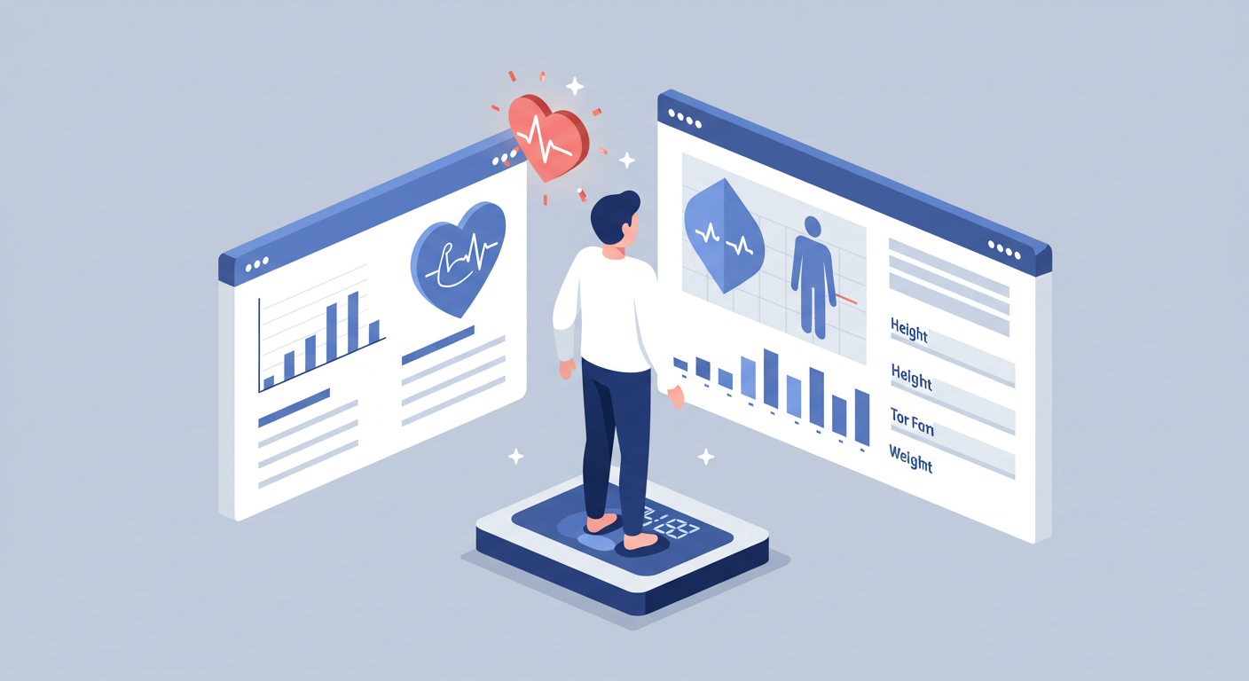 키 몸무게 계산, 내 몸의 진짜 비만도와 마른 비만까지 알아보는 법