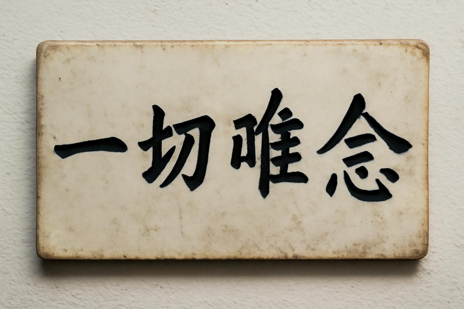 일체유심조 한자로