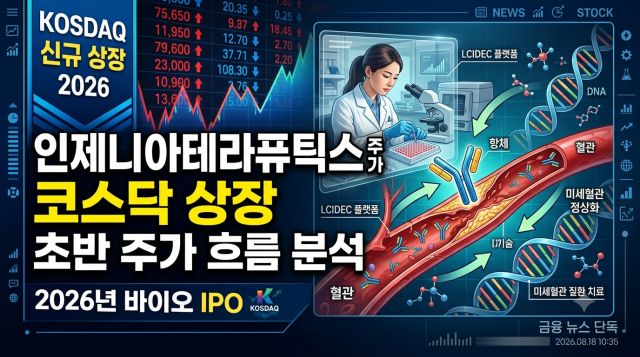 인제니아테라퓨틱스 주가 2026 코스닥 상장 공모가 IGT-427 임상 3상