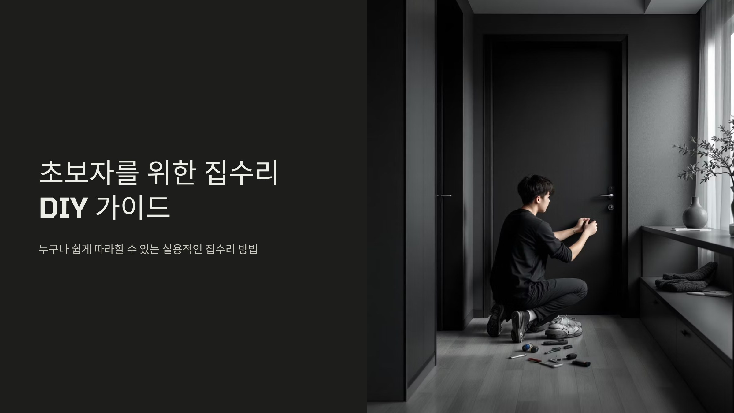 초보도 할 수 있는 간단 집수리