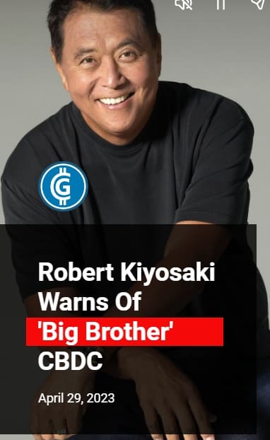 부자 아빠 가난한 아빠의 '로버트 키요사키', CBCD는 빅브라더...금은비트코인 사 모아라! Robert Kiyosaki Says Regional Banks Are Being Wiped Out &mdash; Calls Fed 'Criminal'