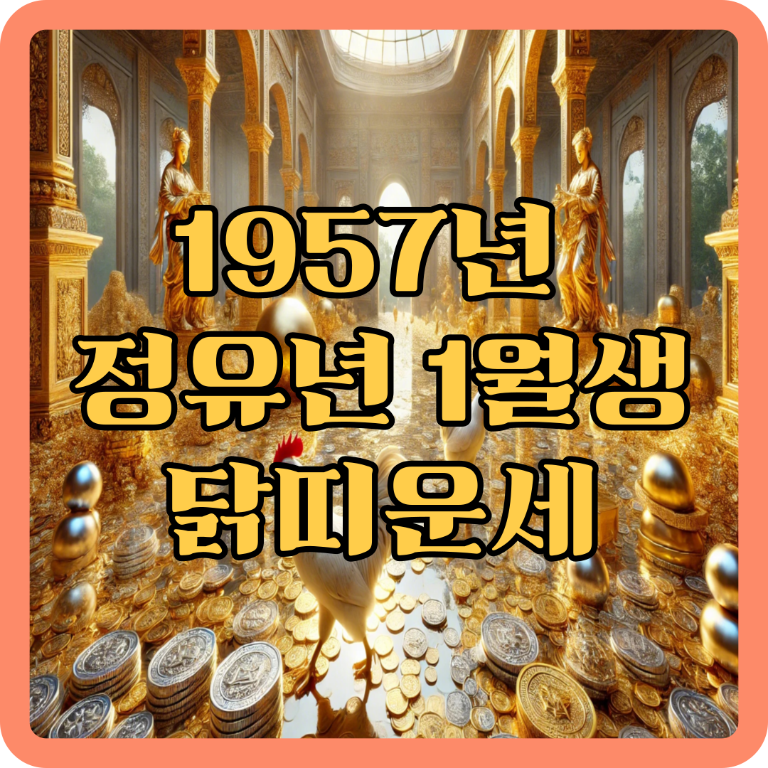 정유년-닭띠-1957