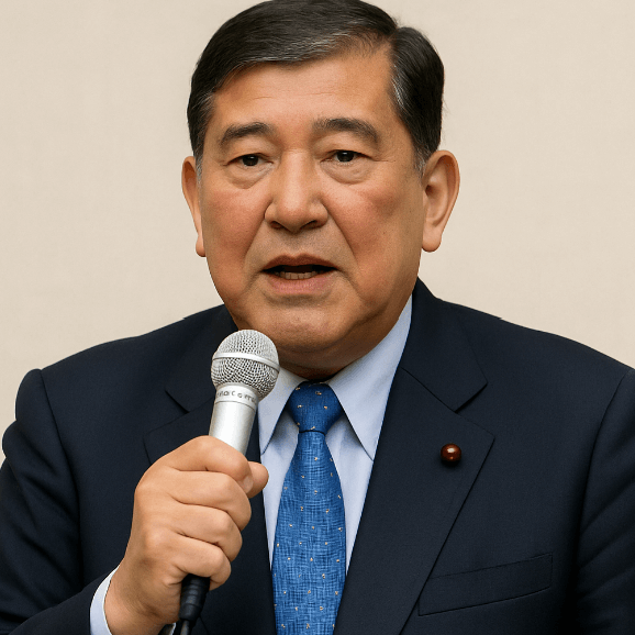 일본 총리 이시바시게루 - AI생성