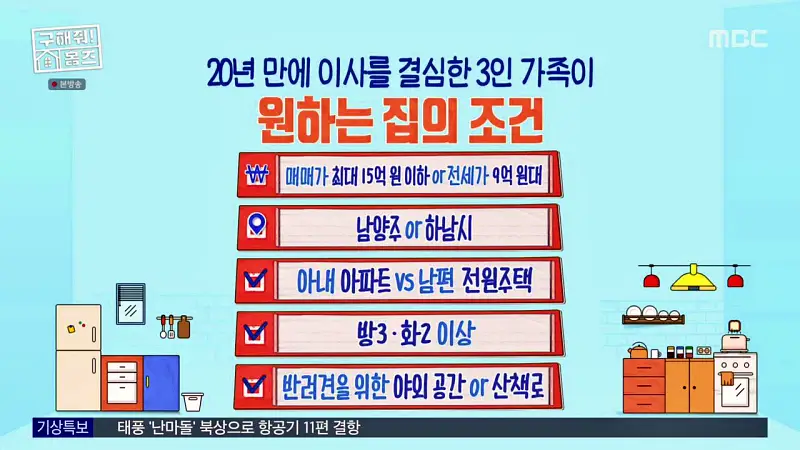 구해줘홈즈 장동민, 김승혜, 최준 김해준 하남시 선동 미사신도시 스틸 마이 넘버 원 아파트 매물 가격 및 구조 인테리어 리모델링 최종선택 소개 다시