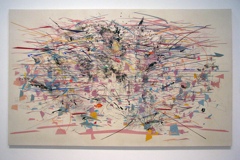 Julie Mehretu
Renegade Delirium, 2002. Ink, acrylic on canvas. White Cube. LACMA