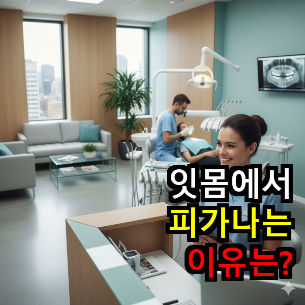잇몸에서 피가 나는 이유는?