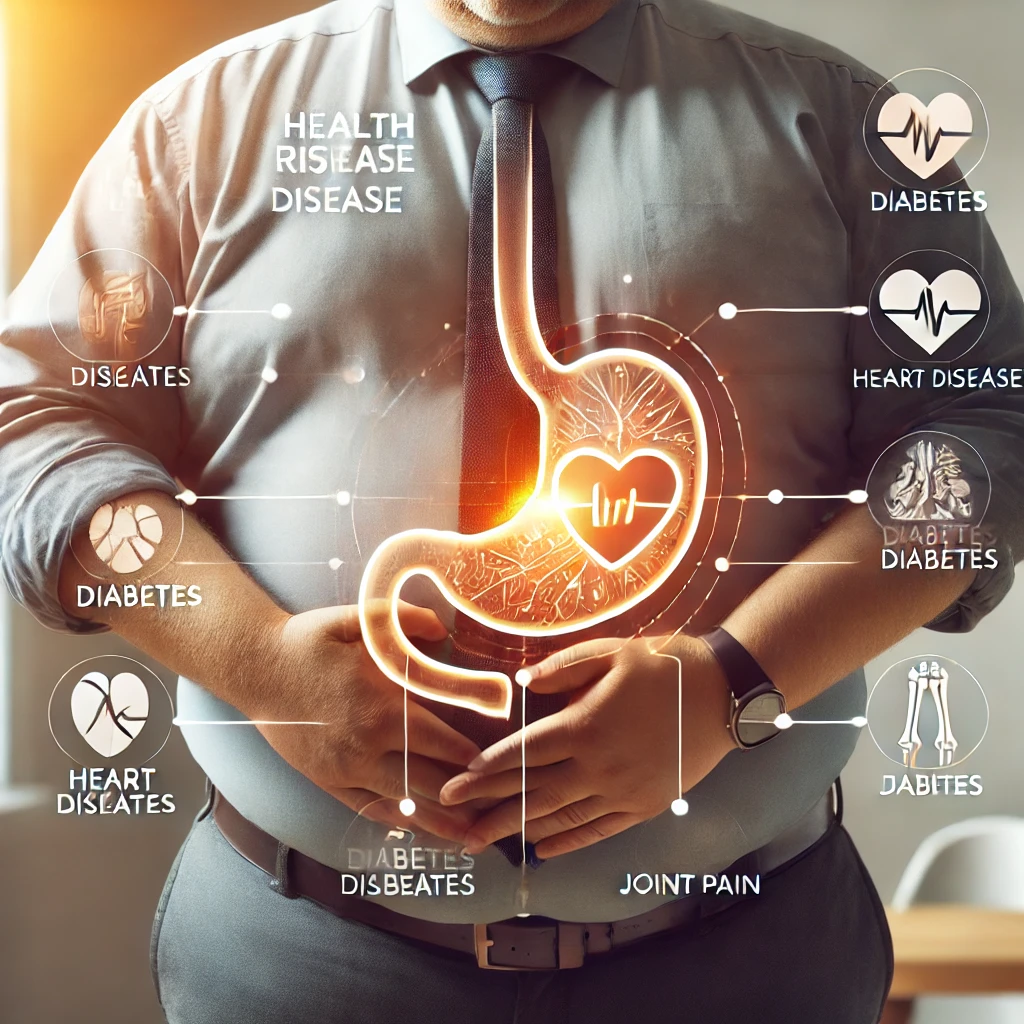 중년 비만이 위험한 이유에 대한 이미지