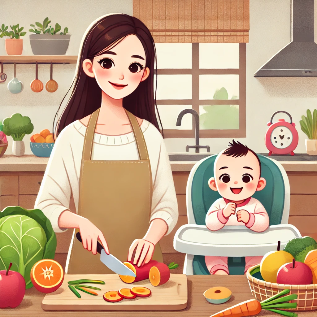 아기의 첫 음식: 건강한 아기 음식을 만드는 방법