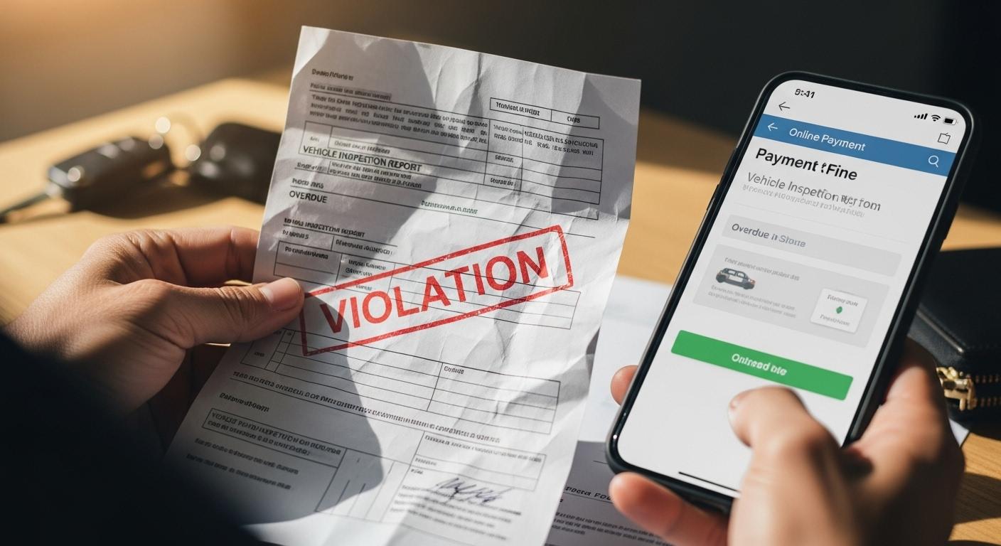 자동차 정기검사 과태료 납부