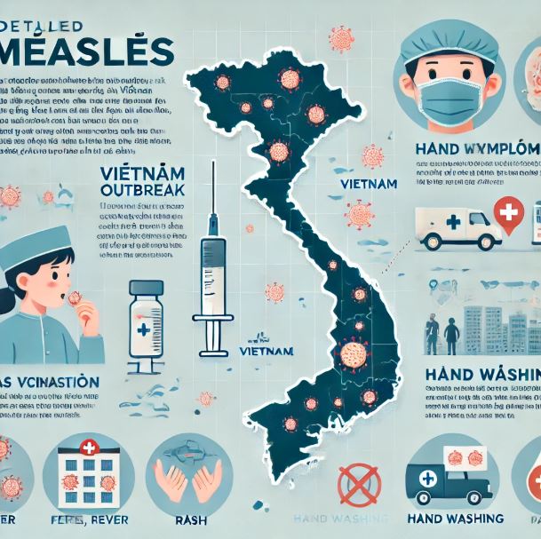베트남 홍역 확산 예방 관련 사진