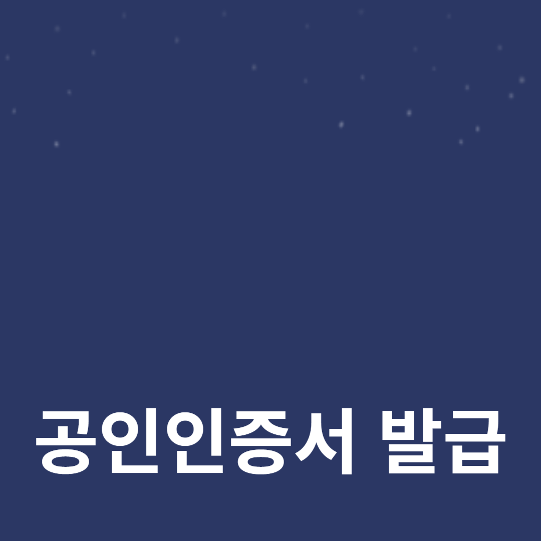 공인인증서 발급 방법과 사용법 완벽 가이드