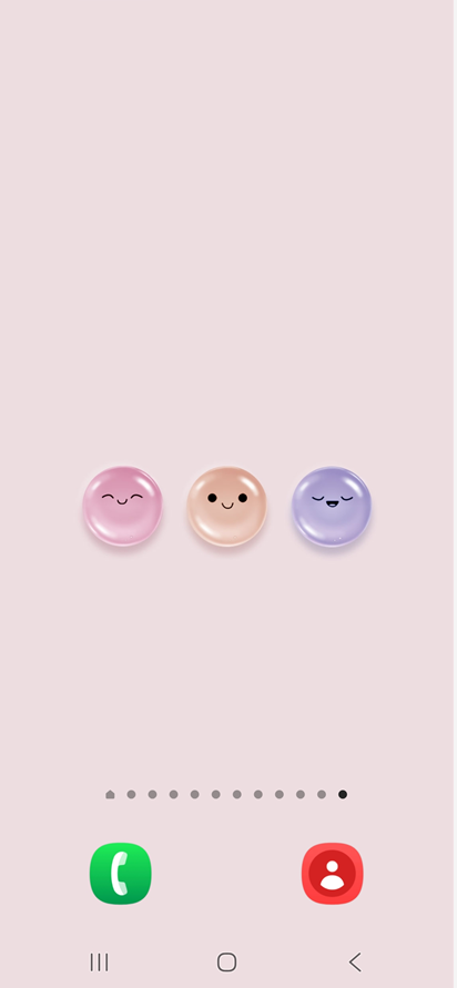 방법 1: 스마트폰 첫화면을 길게 눌러보세요