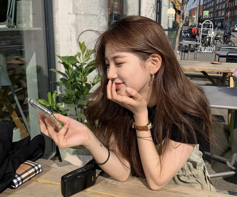 수지 사복 패션