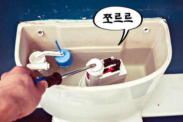 변기 물 떨어지는 소리, 생활 팁줌 매일꿀정보